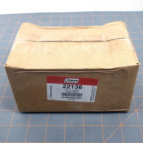 (Box of 25) Pipe Linch Pin 1/4" x 1-9/16" approx(6mm x 40mm) Retaining Clips HH - Picture 2 of 2