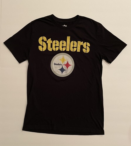 Pittsburg Steelers NFL Team Apparel Herren Logo Tee Shirt T-Shirt Football S Blk