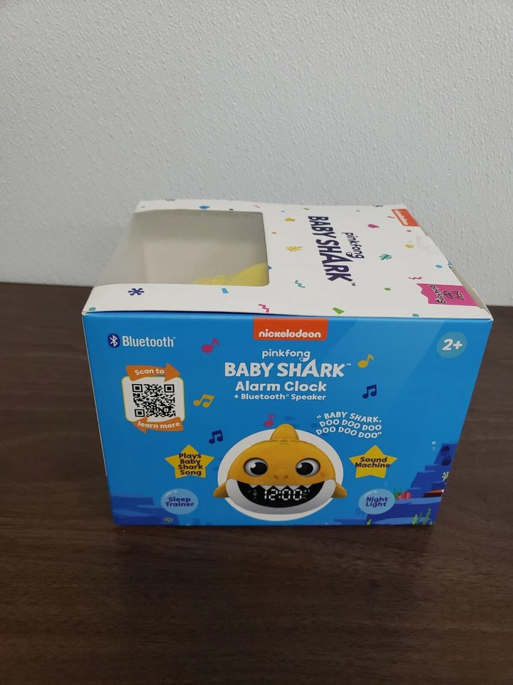 Nickelodeon Pinkfong Baby Shark Alarm Clock Sound Machine with Bluetooth Speaker - Image 4 of 4