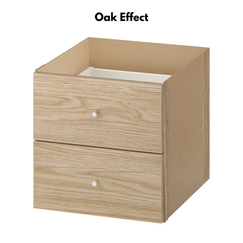 KALLAX Insert With 2 Drawers Bookcase Shelving Unit Shelf Unit Drawer - 33x33 cm - Picture 4 of 6