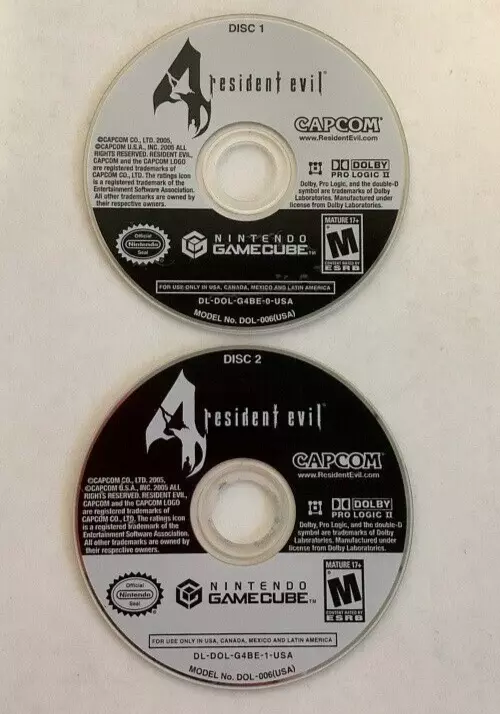 Resident Evil 4 (Nintendo GameCube, 2005) Video Game