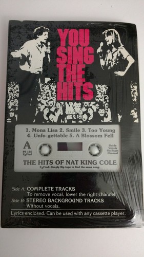 Cassetta Karaoke Vintage Pocket Songs Nat King Cole You Sing the Hits Monna Lisa+ - Foto 1 di 4