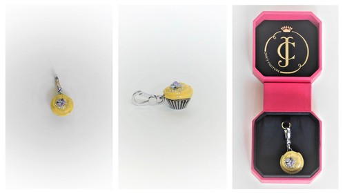 JUICY COUTURE 2009 Yellow Cupcake Charm Silver Lobster Clasp YJRU3177 with Box - Picture 22 of 22