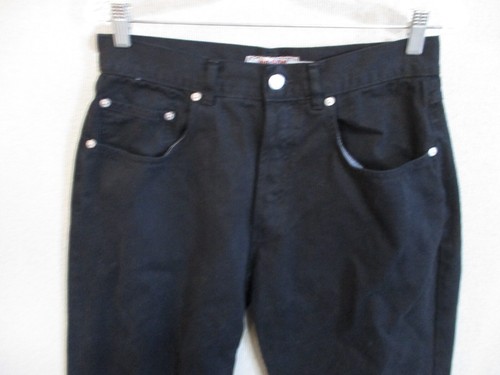 Black Big Star Digger Button Fly Jeans EU Size 42 US 12 ~ 30 X 31 ~ 11" Rise - Picture 2 of 7