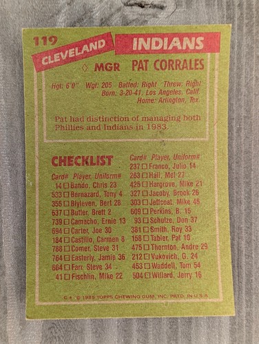 1985 Topps Baseball Card Singles - Mix & Match cards to save up to 40% off! - Picture 40 of 240
