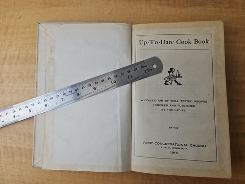 1916 Cookbook- The Ladies of First Congregational Church, Austin MN 90 pages - Picture 4 of 12