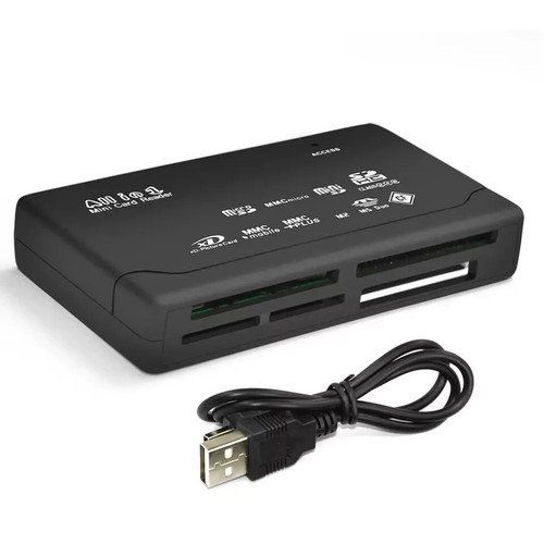 Memory Card Reader All in One 1 USB Adapter SD SDHC Mini Micro M2 MMC XD CF MS - Picture 4 of 10