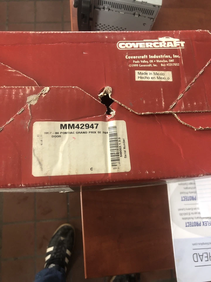 Covercraft Front bra Cover 1997-00 Fits PONTIAC GRAND PRIX SE COUPE SEDAN LEBRA - Image 4 of 4