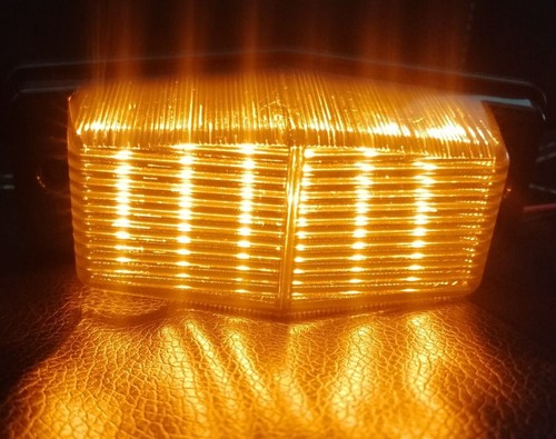 2X LED Fumè Luce Ambra Doppio Bruciatore / Palo Indicatore Retro Camion - Imagen 4 de 6