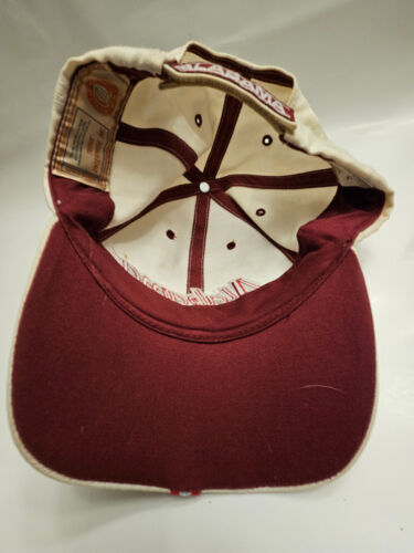 Alabama Crimson Tide NCAA Embroidered Script White Adjustable Cap Hat - Picture 3 of 5
