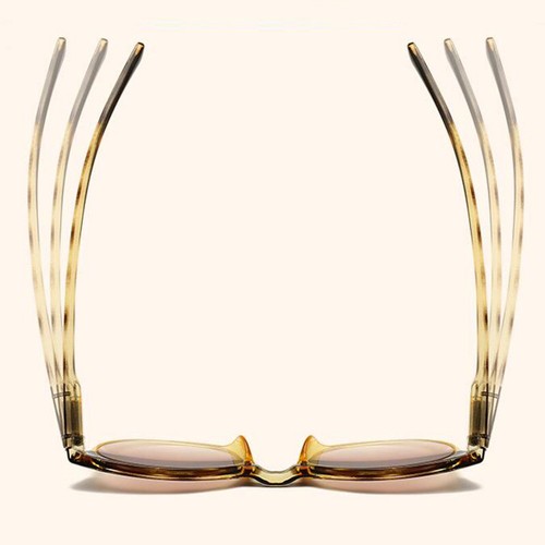 Hombres Mujeres Redondas Retro Tintadas Gafas de Lectura Marrón Degradado Gafas de Sol Exterior - Imagen 8 de 25