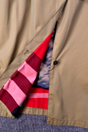 Trench Burberry taglia XL nuovo con etichette Wakefield beige lana alpaca isolata 2 pezzi uomo - Foto 11 di 24
