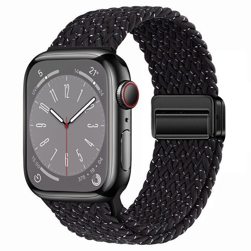 Magnetic Nylon Band Strap For Apple Watch Ultra 2 49MM Series 9 8 7 6 5 38-45mm - Picture 55 of 81