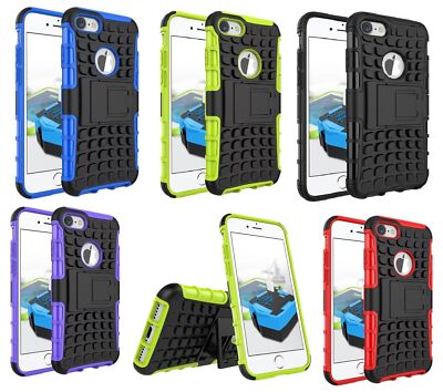 Für iPhone 8 7 8+ 6 5s SE Handyhülle Robust Stoßfest Schutzhülle Hard Back Case
