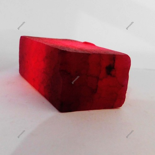 NATURAL 444 Ct Ruby Huge ROUGH Earth Mined CERTIFIED Red Loose Gemstone - Picture 3 of 12