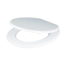 Cooke & Lewis Palmi White Standard close Toilet seat NEW