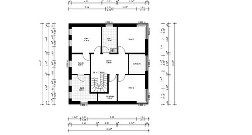 Aktion-Haus "Borghorst" als 3D CAD-Projektdatei mit Cadvilla ab Version 12 - Bild 4 von 13