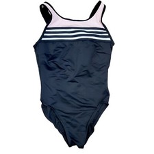 Miraclesuit Sz 8 Black One Piece Slimming Swimsuit Modest Full Coverage