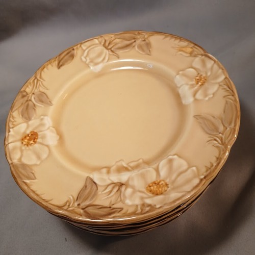 Franciscan Cafe Royal 9 piatti insalata lotto diversi #s vintage dipinti a mano - Foto 5 di 16