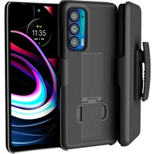 For Motorola Edge 2022 Moto Edge 2021 Belt Clip Case, Slim Case with Holster
