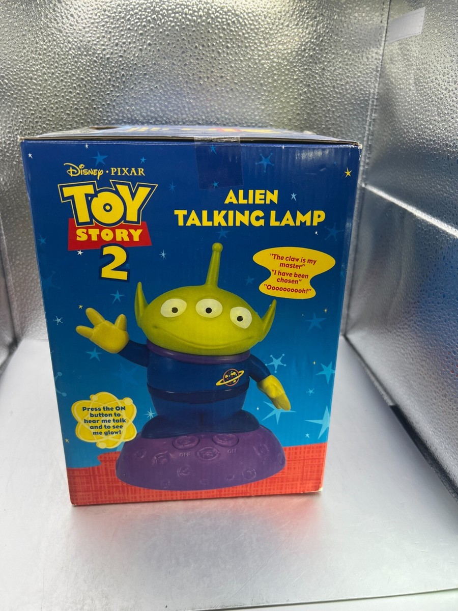 DISNEY Toy Story 2 Alien Talking Lamp Thinkway Toys NEW,. WORK