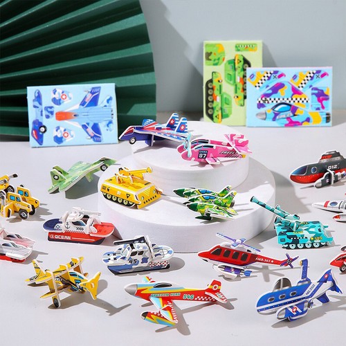 10/30pcs Cute Paper Plane Puzzle 3D DIY Mini Insect Animal Assembly Model - Photo 13/16