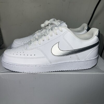 ★Nike★ Coat Vision Low NN W SalePantone DH3158110 DH3158-1 Nike Court Vision Low NN Womens Shoes White/Silver, DH3158