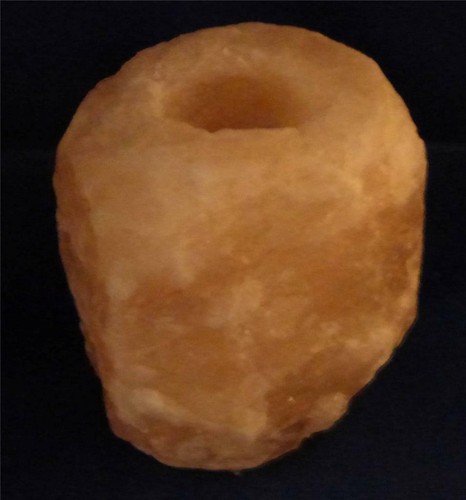 Himalayan Salt Crystal Candleholder & Tea Light Candles F Nature Air Purifier - Picture 3 of 8