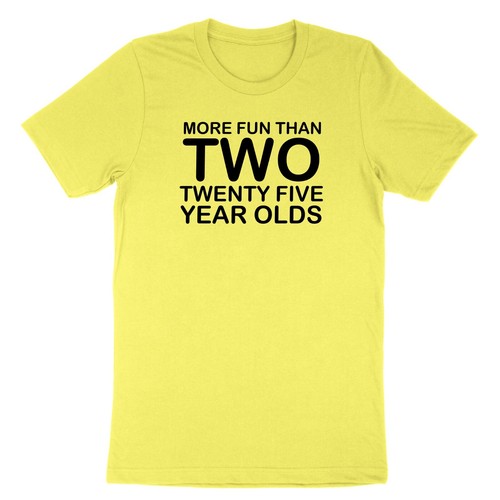 50th Birthday Shirt More Fun Than Two 25 Years Old Tshirt Fifty 50 BDay Sassy - Picture 1 of 22