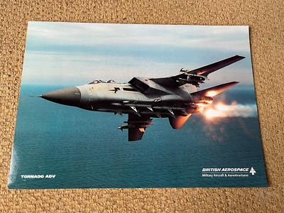 Tornado ADV F3 Jet Fighter Promo Flyer / Broschüre, British Aerospace, RAF