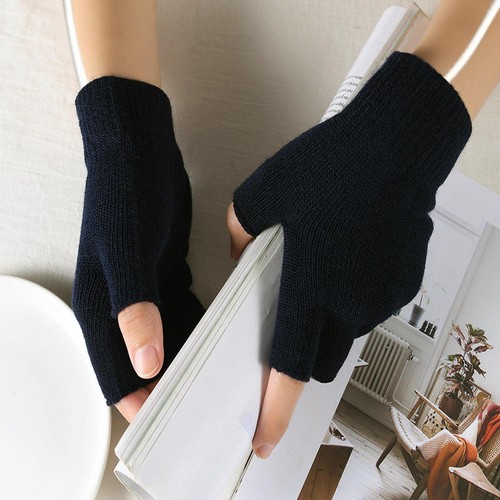 USB Heating Gloves Fingerless Winter Mittens Constant Temperature Hand Protector - Picture 4 of 15
