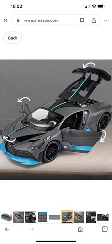 supercar imitation real alloy car boys toy car car model car collection ornament - Picture 4 of 6