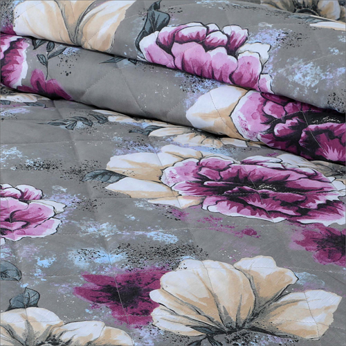 Bedspread Set Floral Quilted Summer Quilt Comforter Set with Pillowshams Throw - Picture 31 of 44