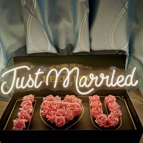 Letrero de acrílico personalizado letrero de neón letrero con nombre personalizado para decoración de regalo de fiesta - Imagen 4 de 11