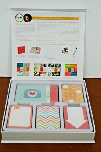 New HONEY Edition Project Life Core Kit, 616 Cards Becky Higgins Scrapbooking - Picture 3 of 8