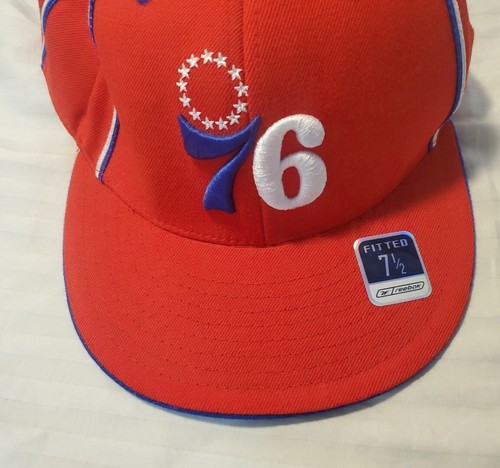 Philadelphia 76ers Reebok One Size 7 1/2 NBA Official Ball Cap Hat New Tag Adult - Bild 2 von 10
