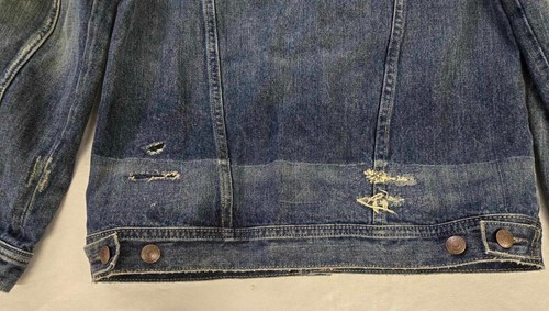 Blue Denim POLO RALPH LAUREN Jean Jacket w/American Flag Design Boys 16 - Picture 9 of 13