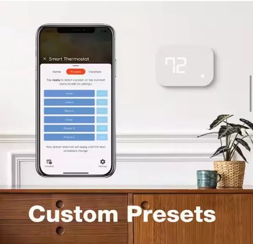 Commercial Electric Hubspace Wi-Fi/BTooth Enabled Smart Programmable Thermostat - Picture 3 of 10