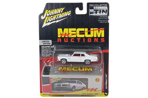 Johnny Lightning JLCT015A-3 Pontiac GTO weiss 1974 - TIN BOX Collector 2024 R2