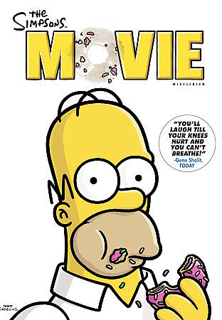 The Simpsons Movie (DVD, 2009, écran large) avec sa housse flambant neuve - Photo 1/1