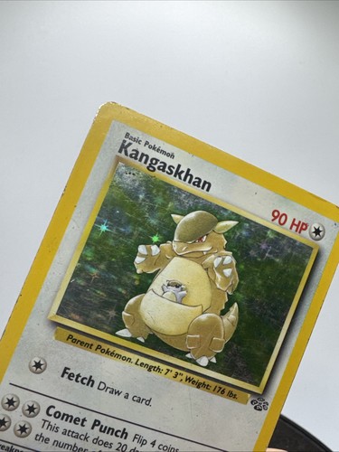 Juego de cartas coleccionables Pokémon Kangaskhan Jungle 1999 5/64 holograma ilimitado raro - Imagen 11 de 23