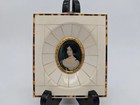 Lupenmalerei Maria Mancini nach Mignard feine Porträt Miniatur im Rahmen