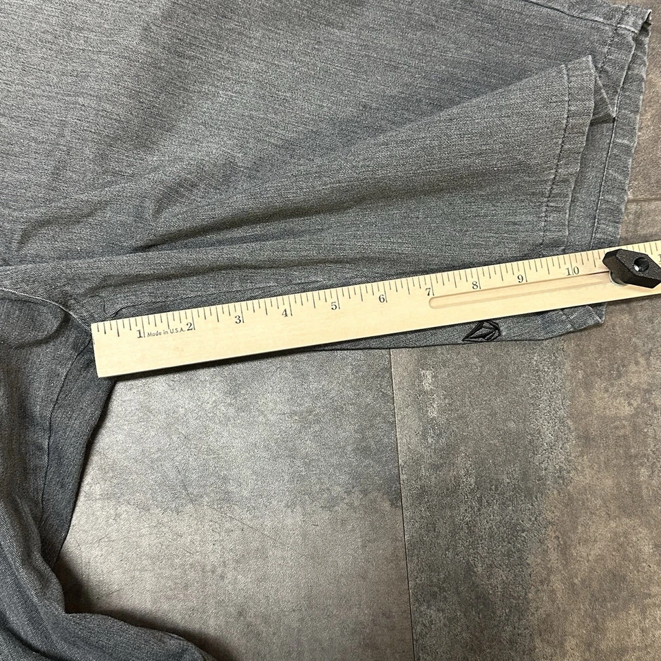 Volcom Frickin Chino Shorts Mens 31 Regular Fit Gray Flat Front Relaxed Skate - Image 4 of 4