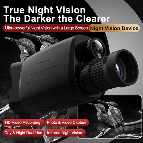 Monocular nocturno con zoom 16X 2000mAh batería recargable 32 GB SD GVJI - Imagen 7 de 24