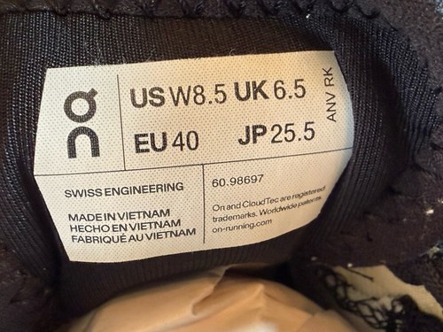 On Cloud X 3 Women’s Running Shoes Size 8.5 White & Black Lightweight Sneakers - Bild 15 von 15