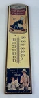 Vintage Bristol Craft 18" Wood Advertising Thermometer, Old Dutch Cleanser