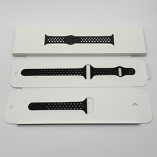 Genuine Apple Watch Nike Sport Band BLACK / BLACK 49mm 46mm 45mm 44mm