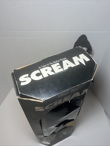 Vintage Spencer Gift SCREAM GHOST FACE FIGURE RIP HORROR DA COLLEZIONE 1997 NON FUNZIONANTE - Foto 11 di 23