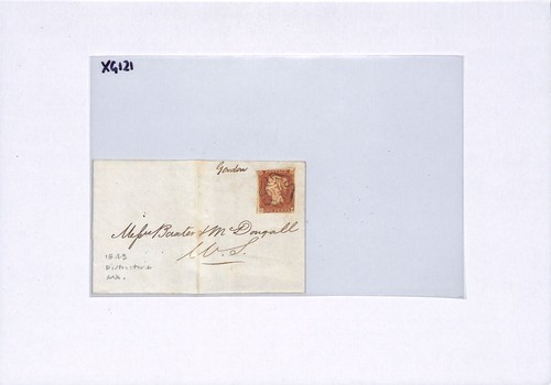 GB Scotland DISTINCTIVE MALTESE CROSS Edinburgh 1843 Local Cover {samwells}XG121 - Picture 5 of 15