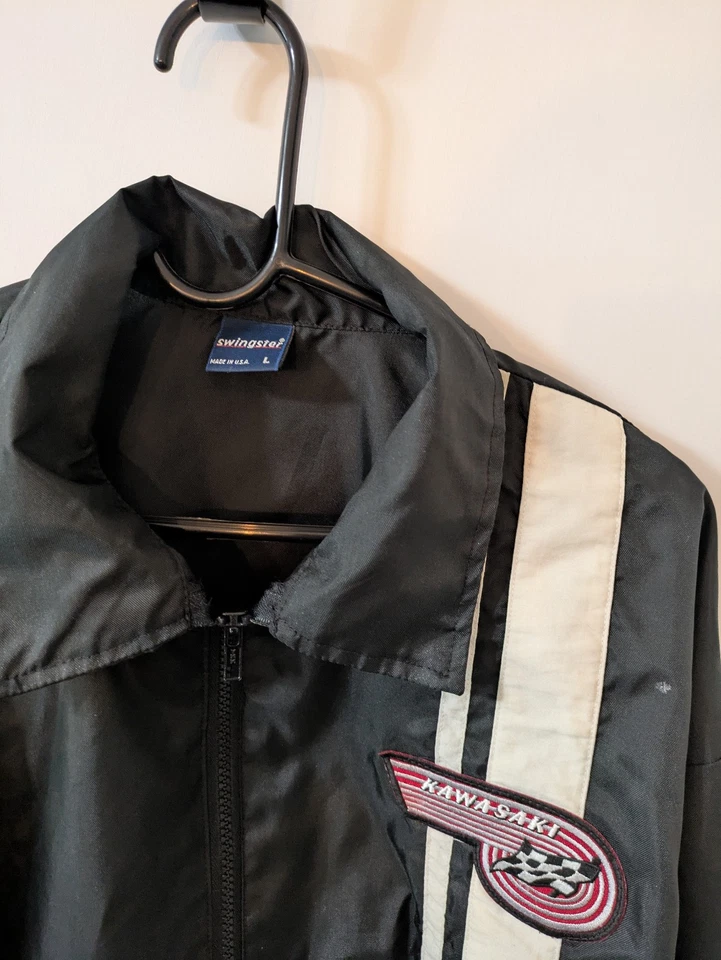 川崎复古轻便休闲摩托车夹克 LRG — 第 3/4 张图片